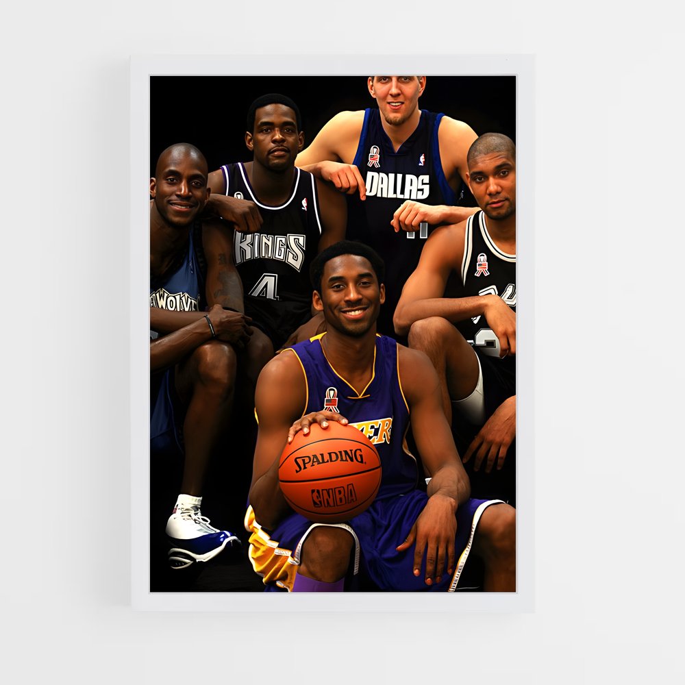Poster Lakers Locker Room – affiche Basketball (vue 3)
